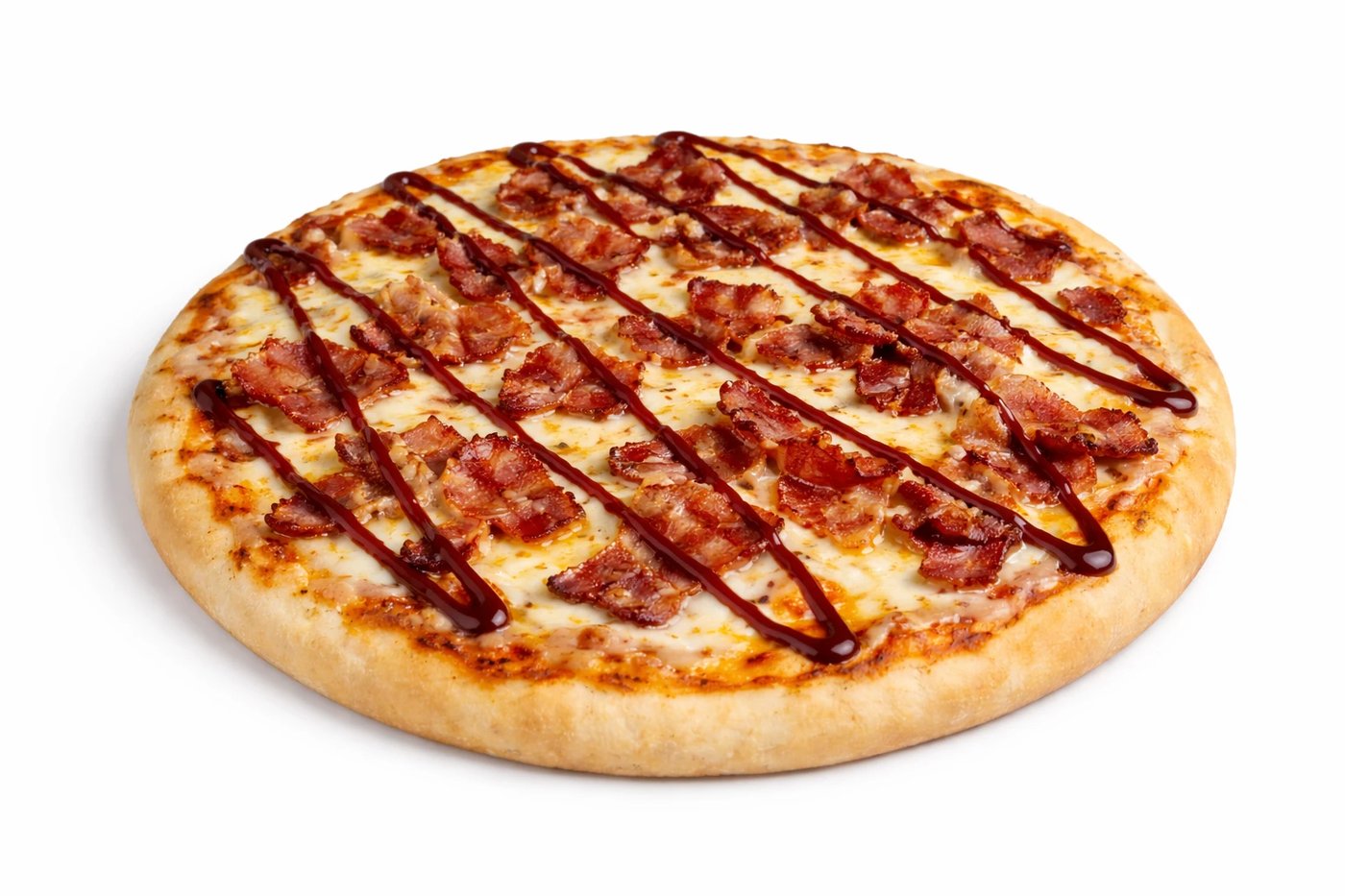 Pizza bacon y BBQ - Monty's Pizzeria